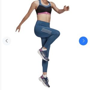 Adidas On The Run 7/8 Tights NWT Size Small